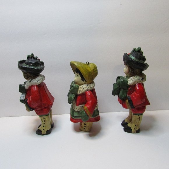 vtg House of Hatten 1991 Victorian Christmas Caroling family carolers figure lot - Picture 14 of 16